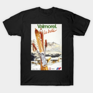 Valmorel, Savoie,Ski Poster T-Shirt